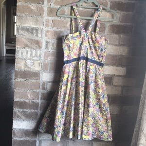 Anthropologie Multicolor Unique Halter Dress